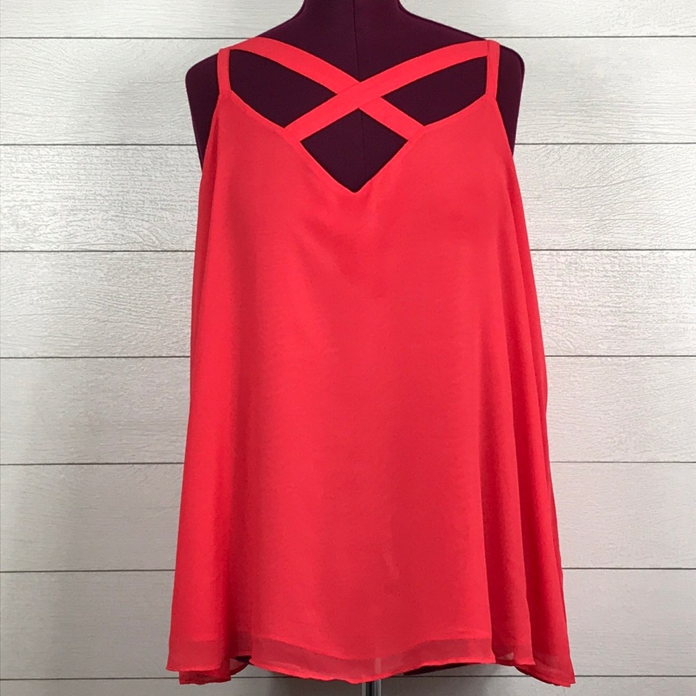 torrid bright peach cami/tank